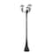 Z-Lite Talbot 1 Light Outdoor Post Mount Fixture, 27.5in. W x 111.5in. H, Black 579PHMR-3-564P-BK - alternate 2